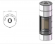 Печь EMBER Оля 1 G white