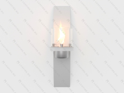 Настенный биокамин Lux Fire &amp;quot;Олимпус D&amp;quot; (белый)