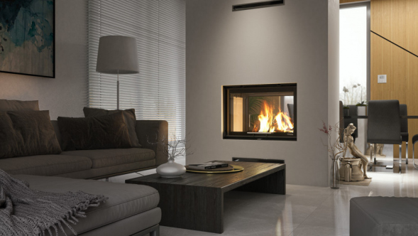 Топка DEFRO HOME INTRA SM T G, 10 кВт, 609/551мм, туннель, гильотина